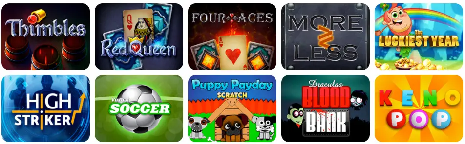 Jeux en ligne Spinogambino Casino